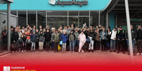 Abschlussevent der Jugendfeuerwehr Sundern im AquaMagis